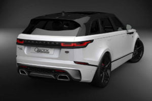 Caractere Rear Bumper with Left Exhaust Tip, fits Range Rover Velar