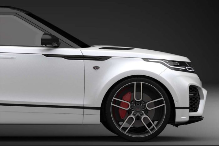 Caractere CW1 Graphite Wheel Set 9.0x20", fits Range Rover Velar