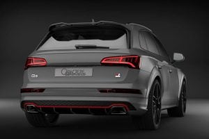 Caractere Rear Bumper with Integrated Exhaust Tips, fits Audi Q5/SQ5 B9