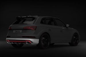 Caractere Rear Bumper with Integrated Exhaust Tips, fits Audi Q5/SQ5 B9
