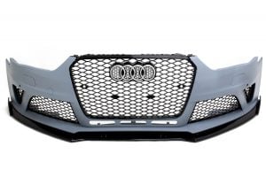 BKM Front Bumper Kit with Lip, fits Audi A4/S4 B8.5