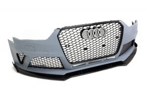 BKM Front Bumper Kit with Lip, fits Audi A4/S4 B8.5