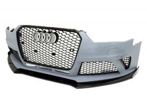 BKM Front Bumper Kit with Lip, fits Audi A4/S4 B8.5