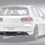 Caractere Rear Spoiler, fits Volkswagen Golf 6 1.2/1.6TDI