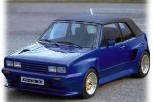 Kerscher Wide Body Kit, fits Volkswagen Golf Mk1 Cabrio
