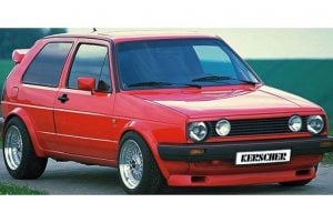 Kerscher Wheel Arches Rear for 9Jx15, fits Volkswagen Golf Mk2