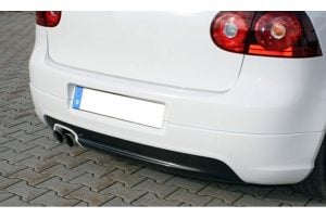 Kerscher Carbon Cover for Rear Bumper with Cutout, fits Volkswagen Golf Mk5