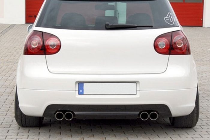 Kerscher Carbon Cover for Rear Bumper with Cutouts Small Left-right, fits Volkswagen Golf Mk5