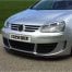 Kerscher Front Bumper Sport Edition with ABS-ribs and Front Grille, fits Volkswagen Golf Mk5