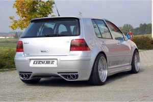 Kerscher Front Bumper Extension RS4, fits Volkswagen Golf Mk4