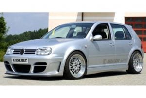 Kerscher Front Bumper Extension RS4, fits Volkswagen Golf Mk4