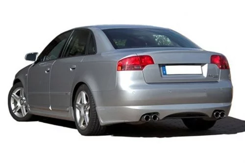 Kerscher Rear Bumper Extension Spirit for Exhaust Left-right with Carbon-Insert, fits Audi A4 B7