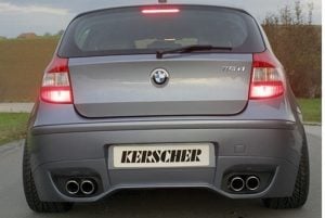 Kerscher Rear Bumper Insert KM1, fits BMW 1-Series E87