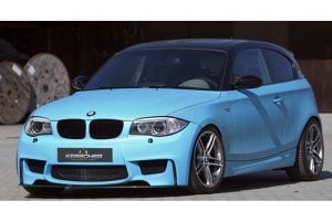 Kerscher Front Spoiler Splitter for M-Look Bumper, fits BMW 1-Series E81-E88