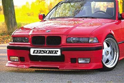 Kerscher Front Spoiler Splitter KMT Front Bumper Extension, fits BMW 3-Series E36