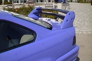 Kerscher Rear Wing 4 Part without Brakelight, fits BMW 3-Series E36 Sedan