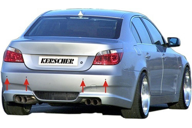 Kerscher Mounting Kit for Bumpers with PDC, fits BMW 5-Series E39 Kerscher Mounting Kit for Bumpers with PDC, fits BMW 5-Series E39