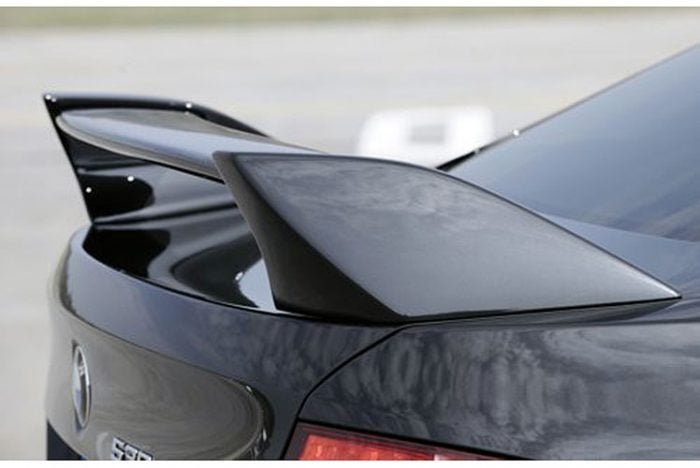 Kerscher Rear Wing 3 Part, Fiberglass with Carbon Insert, fits BMW 5-Series F10/F11