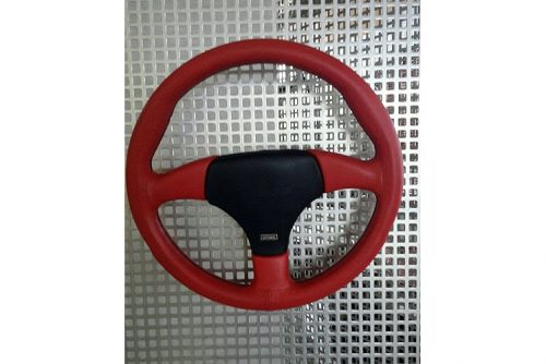 Kerscher Steering Wheel Formel 320, Red, fits Volkswagen Beetle