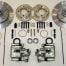 Kerscher Rear Disc Brake 130/5 Swing-Axle, Grooved and Drilled, fits Volkswagen Beetle