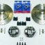 Kerscher Front Disc Brake Vented 130/5, Grooved and Drilled, fits Volkswagen Beetle