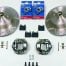 Kerscher Front Disc Brake Vented 130/4, Grooved and Drilled, fits Volkswagen Beetle