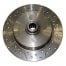 Kerscher Brake Disc Rear, Grooved and Drilled, fits Volkswagen Beetle
