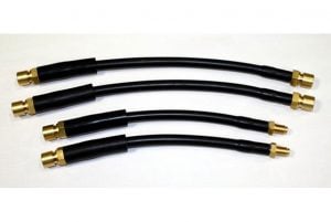 Kerscher Steel Flexible Brake Hoses Oldie for IRS, fits Volkswagen Beetle 1302/03