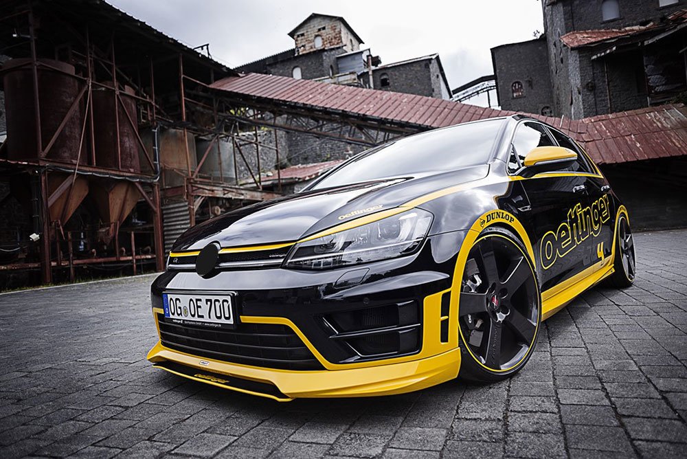 Volkswagen VW Golf 7 R new model VII by Oettinger MK7 tuning show