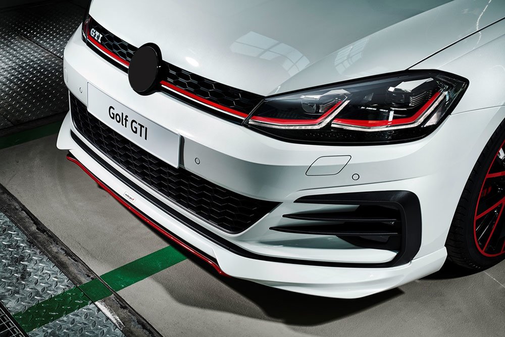 Volkswagen Golf GTI TCR, 2019, Oettinger, white hatchback, tuning Golf,  exterior, HD wallpaper