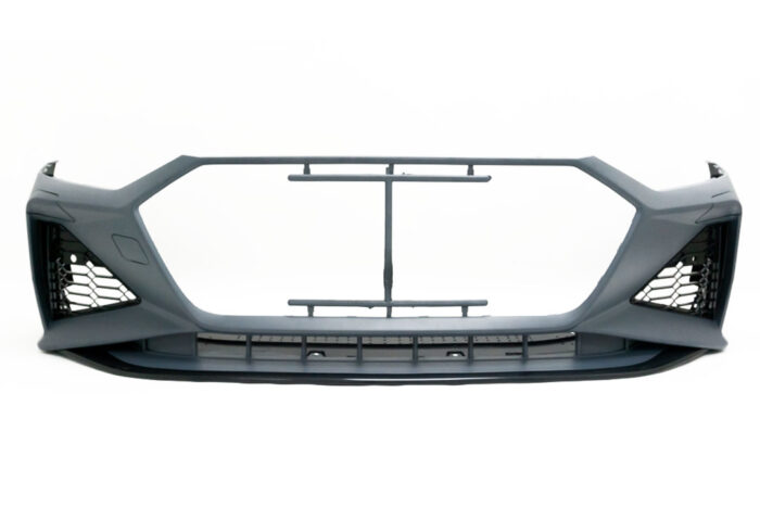 BKM Front Bumper Kit (RS Style) with Carbon Style Lip, fits Audi A7/S7 C8