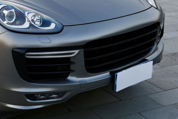 BKM Turbo Style Front Bumper with LED Daylights, fits Cayenne 958.2