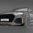 Caractere Front Spoiler with Side Mesh Grille, fits Audi Q5/SQ5 B9.5 Sportback