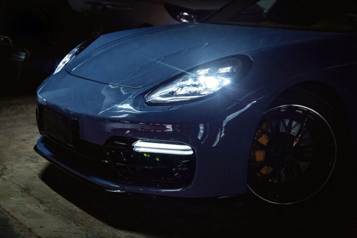 BKM Front Bumper with Full LED Headlights, fits Panamera 970.1