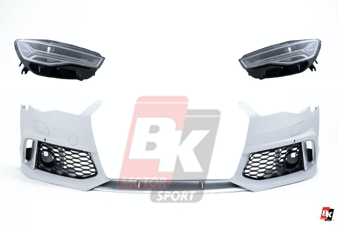 BKM Front Bumper Kit, fits Audi A6 C6.5