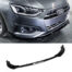 BKM Front Lip, Glossy Black, fits Audi A4/S4 B9.5 2020+