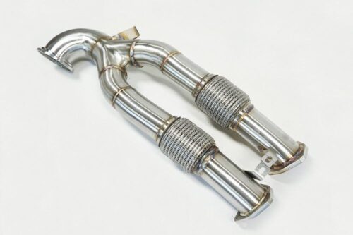 BKM Downpipe for 2.5 TFSI EVO2, fits Audi TTRS Mk3, RS3 8V0/8V5