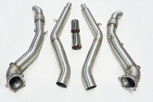 BKM Downpipe and Midpipe for 4.0T, fits Audi S6/S7/RS6/RS7 C7, A8/S8 D4.0