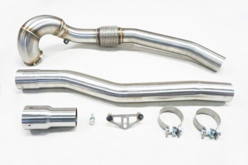 BKM Downpipe and Midpipe for 2.0T, fits Volkswagen Golf R Mk7