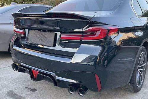 BKM G30 M5CS Style Rear Diffuser with Brake Light, fits BMW 5-series G30 BKM G30 M5CS Style Rear Diffuser with Brake Light, fits BMW 5-series G30