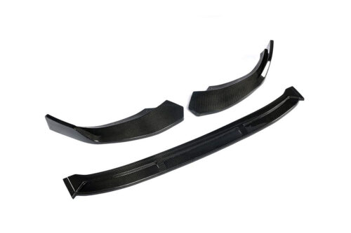 BKM Front Bumper Lip - Carbon, fits Audi A4/S4 B9.0