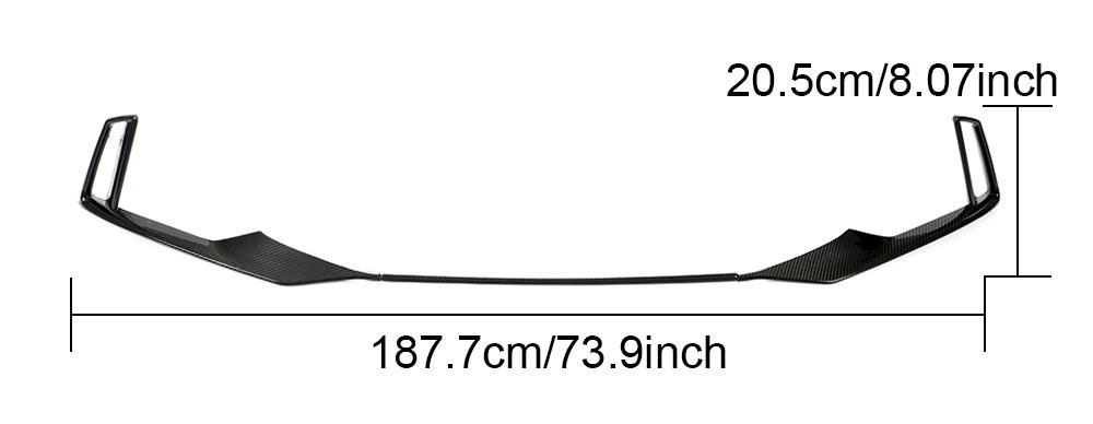 A3 Front Bumper Scoop Trims