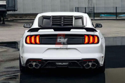 BKM Upgrade GT500 Style Rear Diffuser Set, fits Ford Mustang 18-23