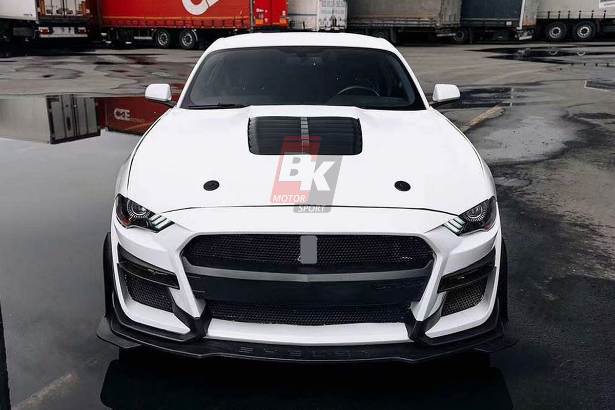 BKM Upgrade GT500 Style Hood Set, Fits Ford Mustang 18-23 BKM Upgrade GT500 Style Hood Set, Fits Ford Mustang 18-23