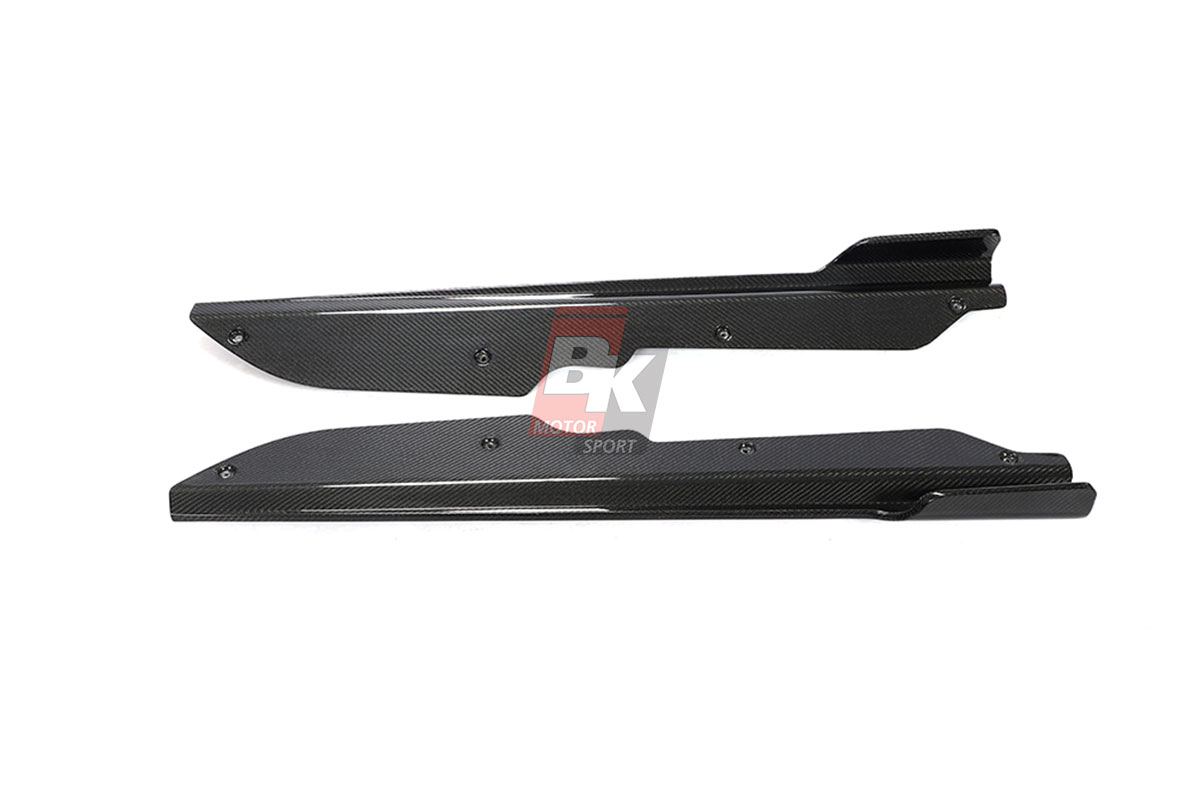 BKM Carbon Fiber Side Skirts, fits Chevrolet Corvette C8 2020+ BKM Carbon Fiber Side Skirts, fits Chevrolet Corvette C8 2020+