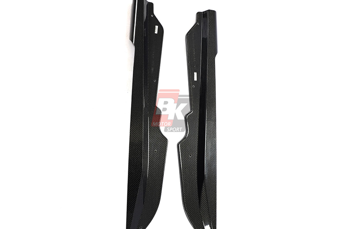 BKM Carbon Fiber Side Skirts, fits Chevrolet Corvette C8 2020+ BKM Carbon Fiber Side Skirts, fits Chevrolet Corvette C8 2020+