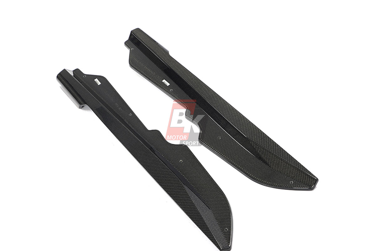 BKM Carbon Fiber Side Skirts, fits Chevrolet Corvette C8 2020+ BKM Carbon Fiber Side Skirts, fits Chevrolet Corvette C8 2020+