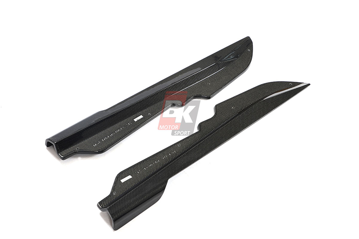 BKM Carbon Fiber Side Skirts, fits Chevrolet Corvette C8 2020+ BKM Carbon Fiber Side Skirts, fits Chevrolet Corvette C8 2020+