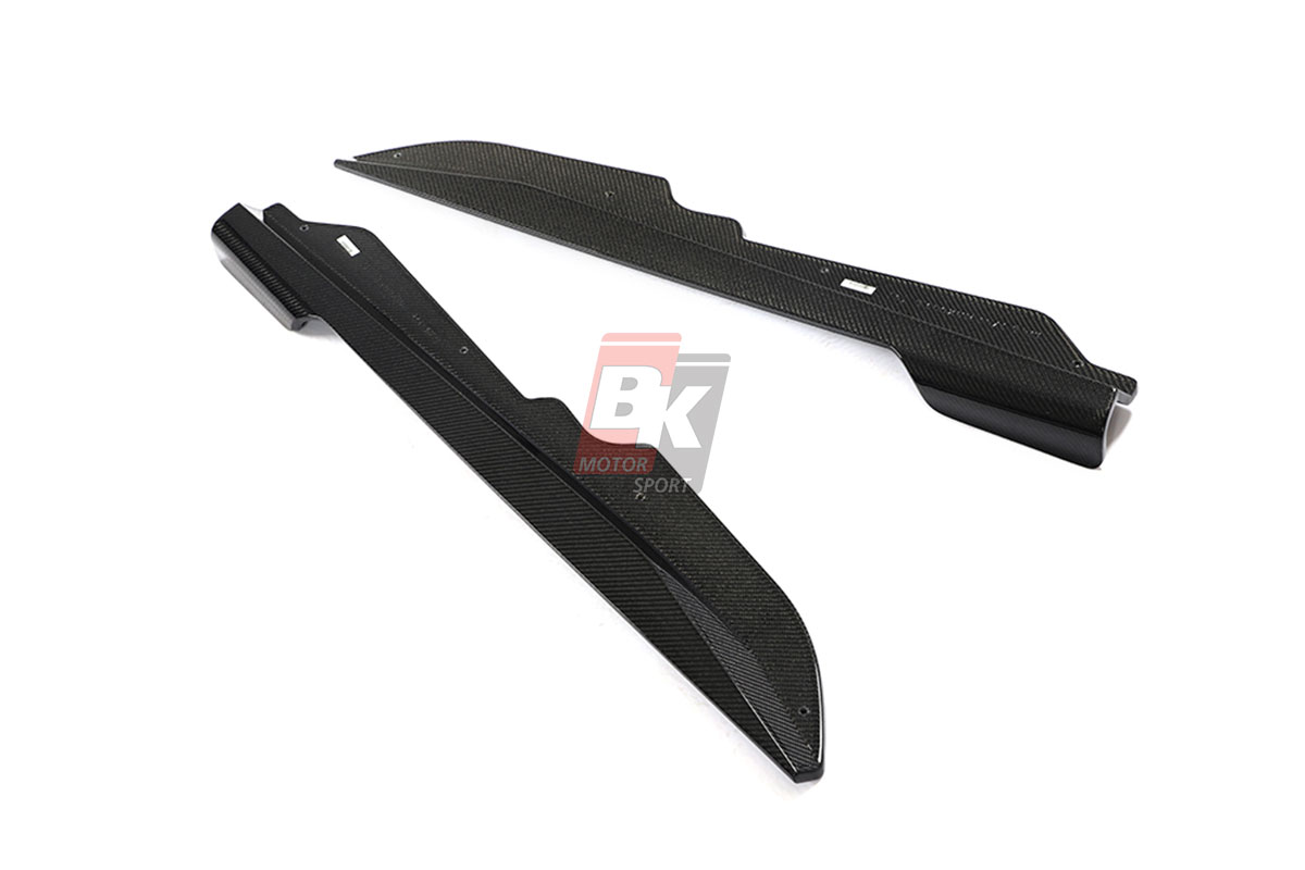 BKM Carbon Fiber Side Skirts, fits Chevrolet Corvette C8 2020+ BKM Carbon Fiber Side Skirts, fits Chevrolet Corvette C8 2020+