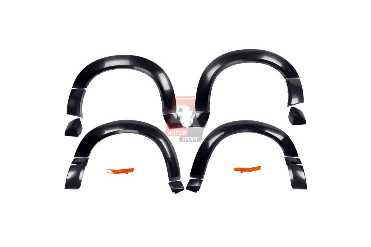 BKM Upgrade SRT Style Front Bumper Set with Wide Fender Extensions, fits Dodge Challenger 15-23 BKM Upgrade SRT Style Front Bumper Set with Wide Fender Extensions, fits Dodge Challenger 15-23